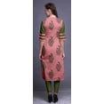 thumbnail image 4 of Bimba Printed Casual Straight Kurti 3/4 Sleeve Top Long Kurta Dress For Women, 4 of 6