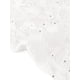 thumbnail image 5 of Inspire Chic Top de Encaje para Mujer, Elegante Chaqueta de Malla Transparente con Lentejuelas, Bolero Shrug M Blanco, 5 of 6