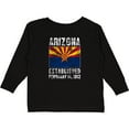 thumbnail image 3 of Inktastic Established February 14, 1912 Arizona Flag Boys or Girls Long Sleeve Toddler T-Shirt, 3 of 5