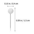 thumbnail image 2 of Luxshiny 600Ud Clavos De Redonda Multiusos Para Fijar Mapas Y En Oficina, 2 of 7