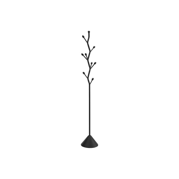 Coat Rack - Hall Tree - 8 Hooks - Entryway - 72"h - Bedroom - Black Metal