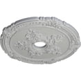 thumbnail image 3 of Ekena Millwork 26"OD x 3 3/4"ID x 1 1/2"P Attica with Rose Ceiling Medallion (Fits Canopies up to 4 1/2"), Hand-Painted Frost, 3 of 5
