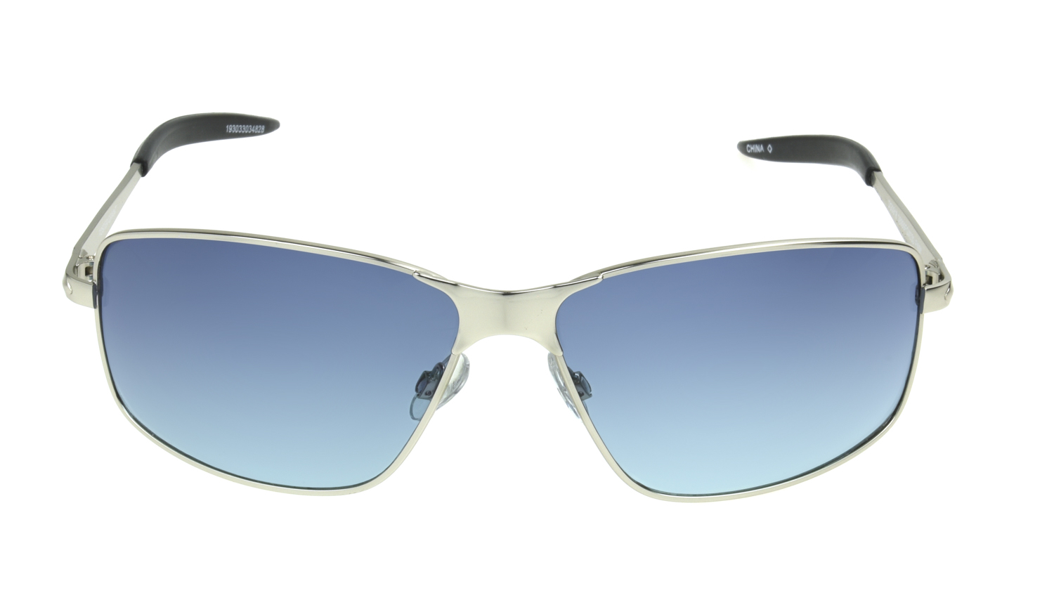 Foster Grant Men's Silver Rectangle Sunglasses XX12 - image 2 of 3