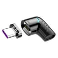 thumbnail image 1 of Adaptador convertidor USB tipo C de 100 W, carga rápida de datos, conector de 480 Mbps para Negro, 1 of 9