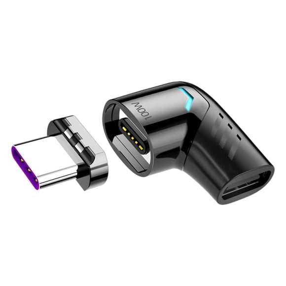 lionlar 100W 5A USB Adapter Data Cabl Charging Interconnects Converter for Smartphones Notebooks Devices Laptop PC Black