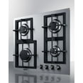 thumbnail image 2 of 24" Wide 4-Burner Gas Cooktop In Stainless Steel, 2 of 5