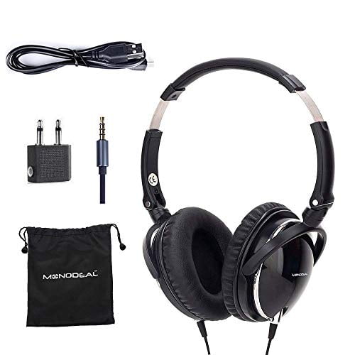active noise cancelling headphones with microphone