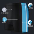 thumbnail image 4 of Boys Swim Trunks with Color Block Side Stripe Summer Beach Shorts Swimming Suit for Teen Boys 14-15 Years, 4 of 6