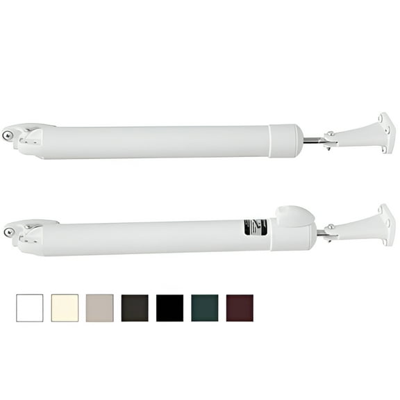 GREENSTAR Touch 'n Hold Smooth - Dual Door Closer System (White)