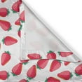 thumbnail image 4 of Ambesonne Strawberry Valance Pack of 2, Cartoonish Ripe Fruits, 54"X12", Pink Pale Pink, 4 of 5