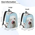 thumbnail image 3 of Yiaed Puppy Licks Nose Print Backpack, Premium Laptop Backpack, Travel Backpack for Women, Lightweight Backpacks, Comfortable Back Pack-Small, 3 of 5