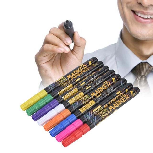 Alto Bruido Portátil 8 Colores Dibujo de Pinta Highlighter, Marcadores de Arte, Para Tableros de Dibujo para Niños Graffiti