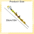thumbnail image 3 of Fairy Wand Beaded Garden Stakes, Bee Garden Stakes Fairy Wand DIY Beaded Stakes, Garden Decor Includes Crystal Stopper Top, Bee Pendant, for Craft Supply, Outdoor Decorations, White, 3 of 7
