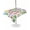 LightGreen, variant on Outdoor Tablecloth with Umbrella Hole for Patio/Picnic/Party/Camping, Children's Day Waterproof Table Cloth Square Cover Washable, Cartoon Cute Flowers Leaf Pink Plaid (60"x 60")