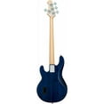 thumbnail image 3 of Sterling by Music Man StingRay Ray4 Electric Bass Guitar Satin Transparent Blue Black Pickguard, 3 of 6