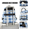 thumbnail image 3 of FORMRS Mini Backpack Purse for Women Quilted Travel Daypack Casual Shoulder Bag, Blue Plain, 3 of 7