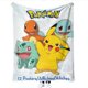 thumbnail image 1 of Mantas de Pikachu de dibujos animados, suaves y ligeras, para sofá, oficina, picnic, viajes, 30 x 40 cm, color 1, 1 of 3