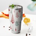 thumbnail image 3 of 30oz Multicolor Christmas Tree Pattern Tumblers Stainless Steel Tumbler with Lid and Straw,Vacuum Insulated Double Wall Travel Tumbler Cups Mug with Cleaning Brush for Coffee,Tea, 3 of 7