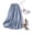 Blue, variant on WWV Women Skirts Elastic Waist Flowy Swing Cotton Linen Skirt Dress with Drawstring Summer Solid Color Vintage Lady Loose Fit Weekend Skirt Black L