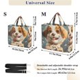 thumbnail image 3 of Best Mother Puppy Dog Corduroy Tote Bag Handbag Large Messenger Bag Shoulder Crossbody Zipper Bag Purse, 3 of 8