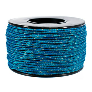 PARACORD PLANET Micro Cord 1.18mm Diameter 125 Feet Spool of Braided Cord -  Available in a Variety of Colors Made in The USA Graphite