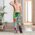 thumbnail image 6 of Lsque Vegetable Print Men's Pajama Pants, Lounge Pant - Comfortable Home Wear,Elastic Waistband, Stylish Design-Small, 6 of 9
