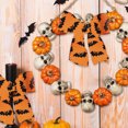 thumbnail image 4 of Halloween Wired Edge Ribbon, 5 Yard Bat Spider Web Ghost Dots Printed Ribbons Wrapping Ribbon for Halloween Party Decoration Wreath DIY Craft, 2.5inch wide, 4 of 5