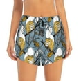 thumbnail image 2 of Goofa Squirrel And Leaves Printed Women 2 in 1 Running Shorts,Quick Dry Athletic Workout Shorts,High Waisted Athletic Shorts with Liner Pockets-Medium, 2 of 9