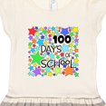 thumbnail image 3 of Inktastic 100 Days of School Colorful Stars Gift Toddler Girl Dress, 3 of 4