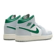 thumbnail image 3 of Jordan GRADE SCHOOL Jordan 1 Mid GS "White Pure Platinum Pine Green" DQ8423 142 from Stadium Goods, 3 of 8