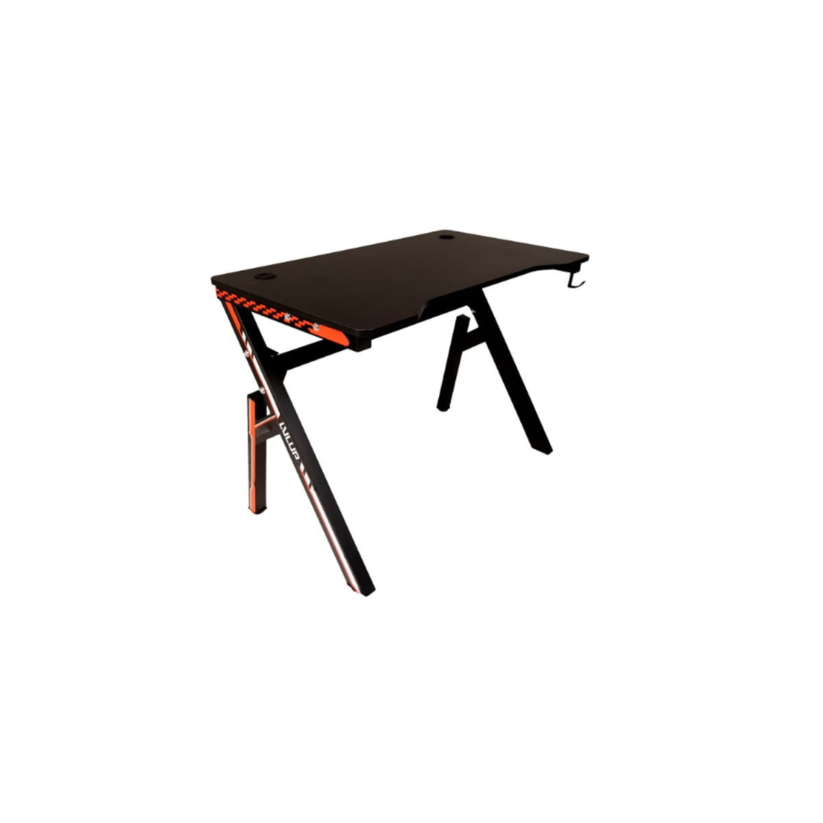 Escritorio Gamer Lvlup Kobra/ Color Negro Y Rojo