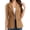 Khaki, variant on Women's Sleeveless Blazer Vest Lightweight Fully Lined Single Button Fashion Casual Summer Work Office Jacket with Pockets