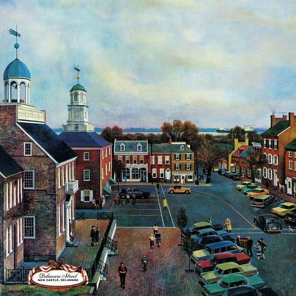 Marmont Hill "Delaware Street" Painting Print on Canvas