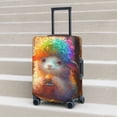 thumbnail image 4 of Salouo Rainbow Lamb Breakfast Pattern Travel Dust-proof Suitcase Cover, Softside Suitcase Protector Luggage Cover Protector for 18-32inch ,Not Included Suitcase, 4 of 8