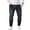 Blue, variant on Dvprdro Mens Denim Wide Leg Sweatpants Elastic Waist Open Bottom Drawstring Sweat Pants Loose Fit Casual Athletic Trousers Washed Joggers with Pocket