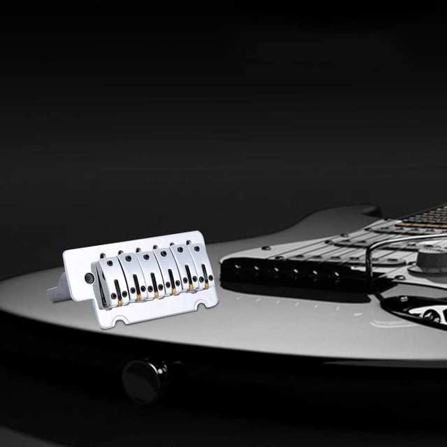 Puente de Trémolo para Guitarra Eléctrica 6 Cuerdas Bling Bling