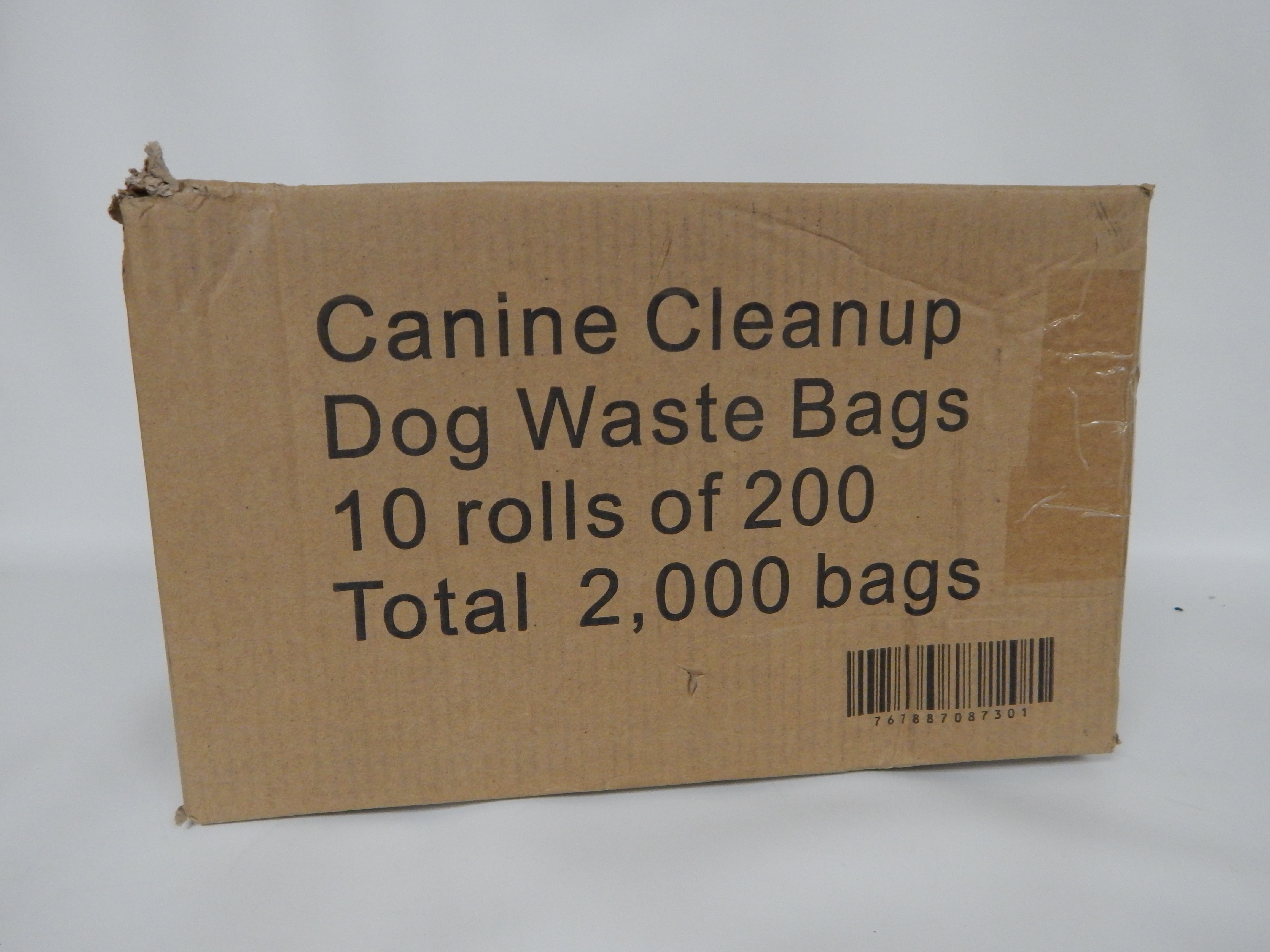 Canine Cleanup Dog Waste Roll Bags, Pet Waste Station Refill Bags 10 rolls