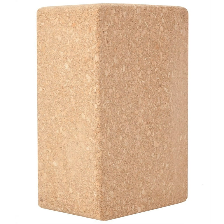 Everyday Yoga Cork Block Standard 4 inch Natural