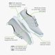 thumbnail image 4 of Zapato de recuperación OOFOS oOMG Sport LS Low Slate para mujer, talla 7, 4 of 7