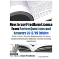 thumbnail image 1 of Pre-Owned New Jersey Fire Alarm License Exam Review Questions and Answers: A Self-Practice Exercise Book covering fire alarm technical information and state spe, 1 of 1