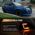 thumbnail image 2 of 2PCS Smoked Lens Front Corner Parking Light Side Marker Light Turn Signal Light Turn Warning Light with Amber Full LED For 2002 2003 2004 2005 Saturn Vue, 2 of 6