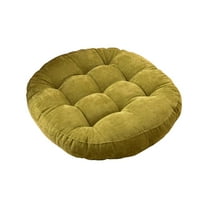 potrochi Meditation Floor Pillow, Round Large Pillows Seating for Adults, Tufted Corduroy Thick Cushion for Living Room Tatami, Outdoor Floor Pad, Round Footstool Cushion