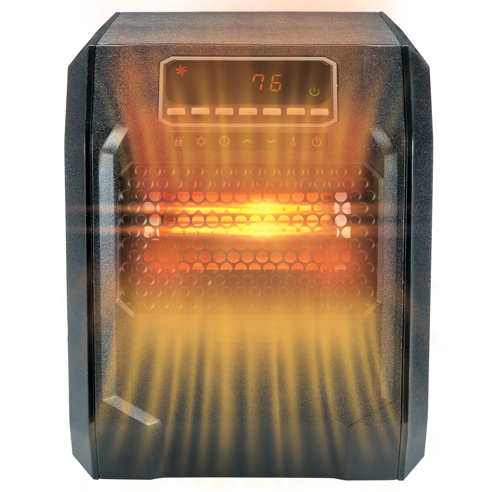 EZ Heat 1500W 6Element Infrared Heater with AC Power Cord and Remote