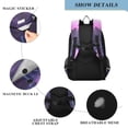 thumbnail image 4 of FORMRS School Backpack 17" Student Travel Bag with Laptop Compartment, Pink Road, 4 of 7
