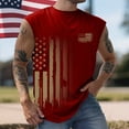 thumbnail image 2 of Leey-World Tank Tops Men 250 Years American 1776 2026 250th USA Patriotic 4th of July T-Shirt(Red,XL), 2 of 4