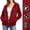 Wine, variant on Rain Jacket Women Lightweight Hooded Windbreaker Outdoor Hiking Travel Packable Zip Up Coat with Pockets for Spring Fall