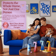 Pacagen Dust Allergen Neutralizing Spray for Humans - Perfect for Home Use, Immediate Results, Easy to Use, and Pet Friendly - A Few Sprays Away from A Clear Day