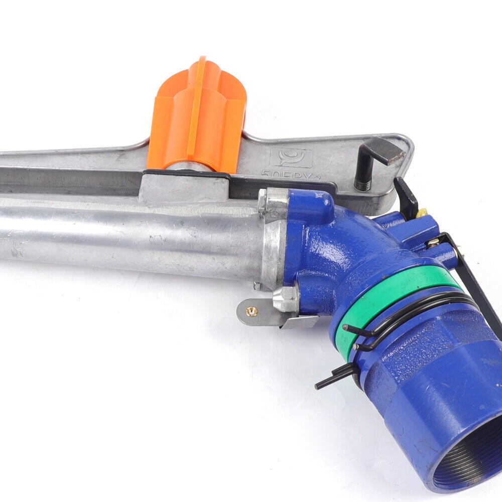2.6'' Agricultural Irrigation Spray Gun Large Area Watering for Agricultural Farm Irrigation Plant Watering Water Spray Guns 360° Adjustable Irrigation Sprinkler Spray Gun for Farm Garden Lawn