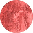 thumbnail image 1 of Ahgly Company Indoor Round Oriental Red Industrial Area Rugs, 6' Round, 1 of 4
