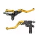 thumbnail image 1 of Manijas Ajustables Universales Para Moto Clutch Y Freno Dorado, 1 of 3